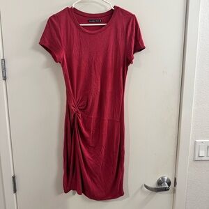 Abercrombie Red/Maroon Tshirt Dress